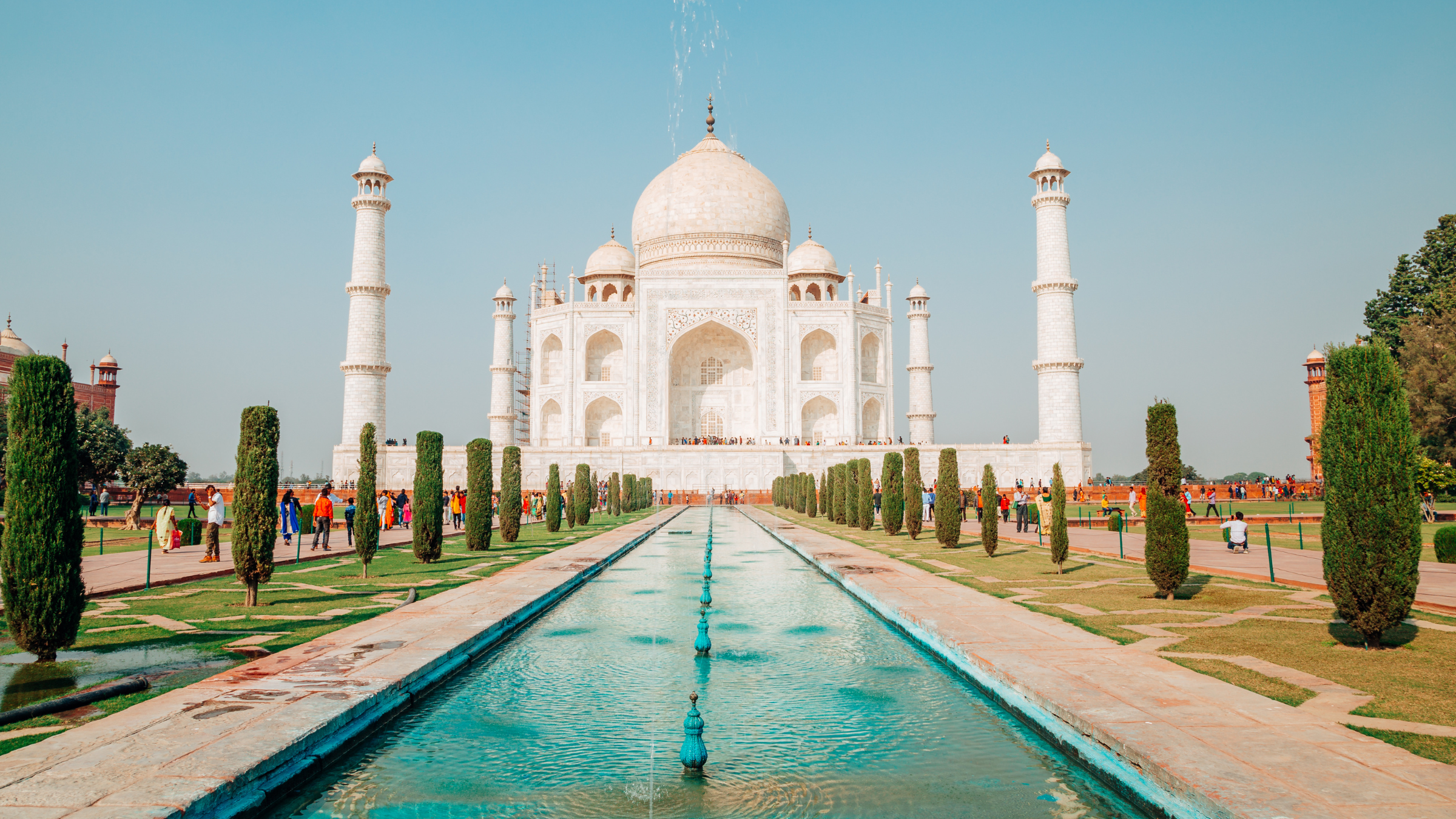 Scenic view of Agra, India