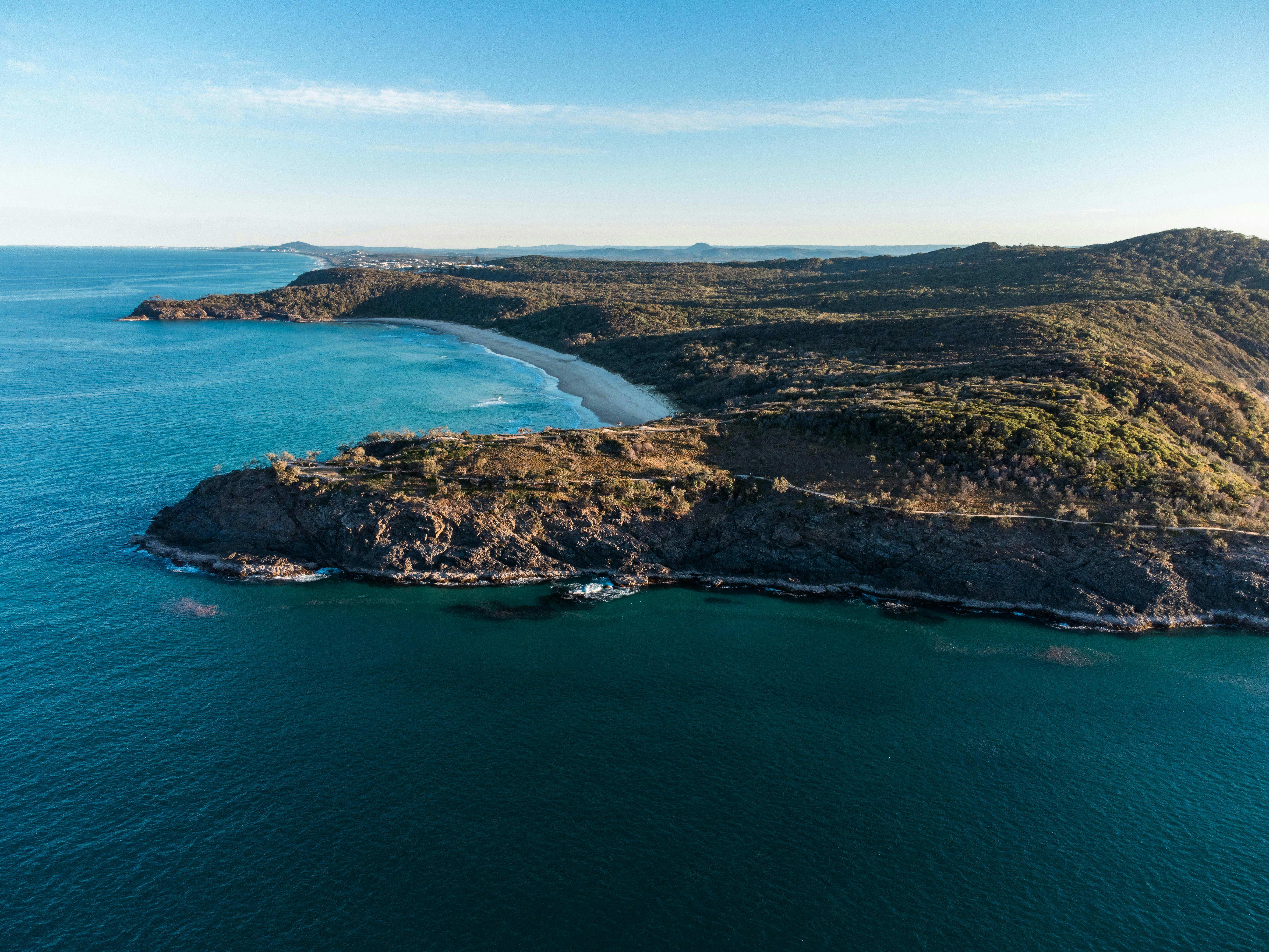 Scenic view of Alexandra Headland, Australia
