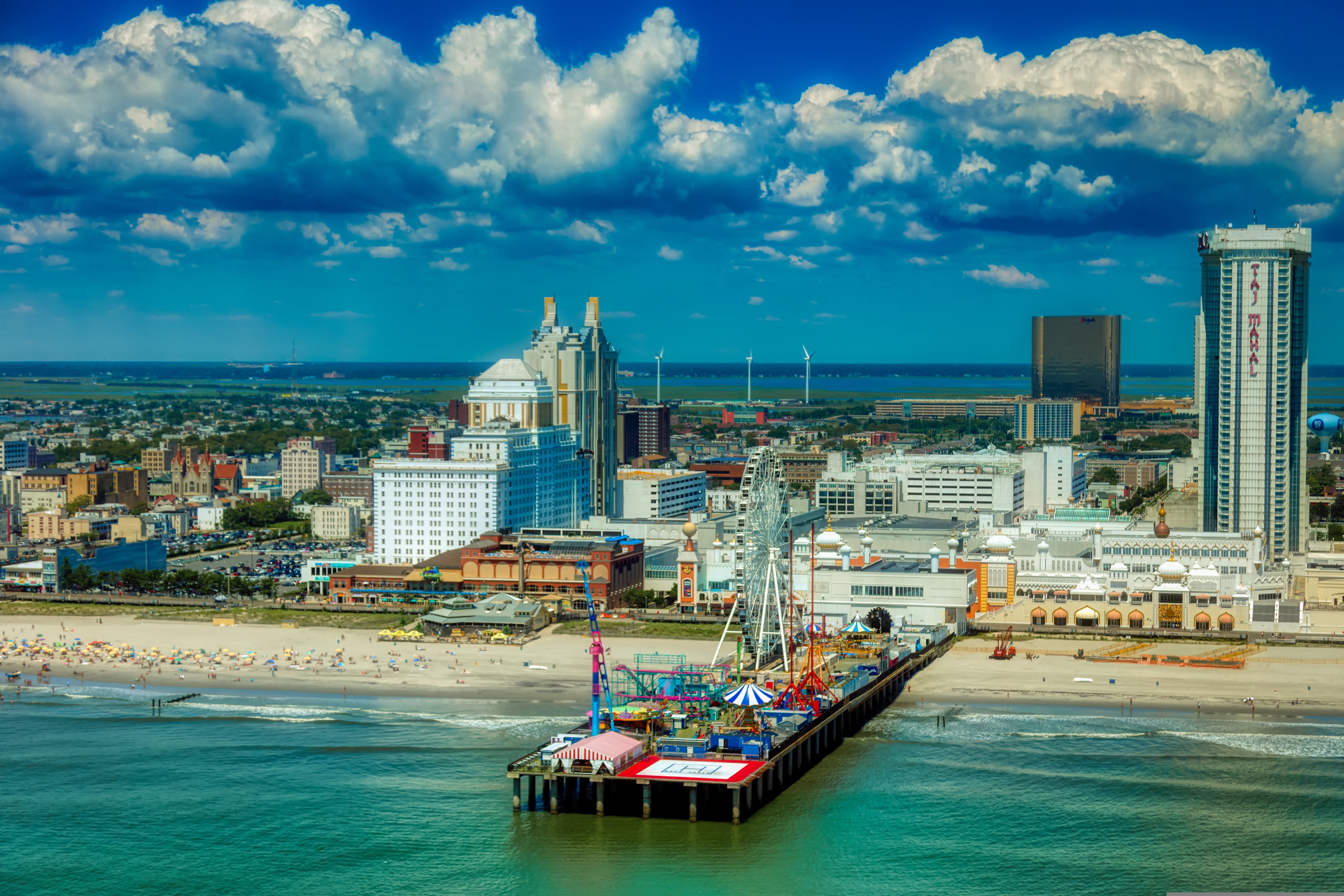 Scenic view of Atlantic City, NJ