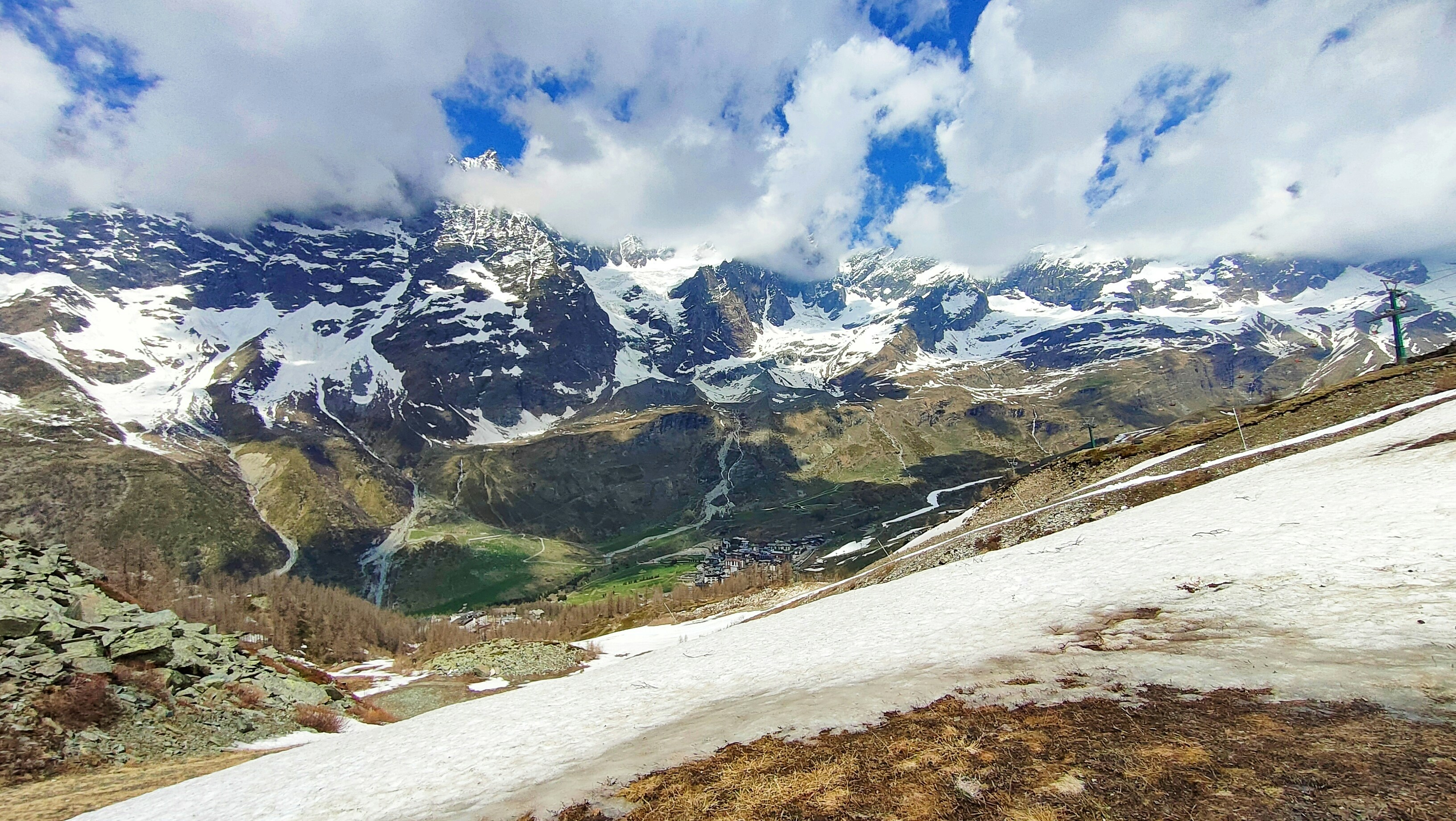 Scenic view of Breuil Cervinia, Italy