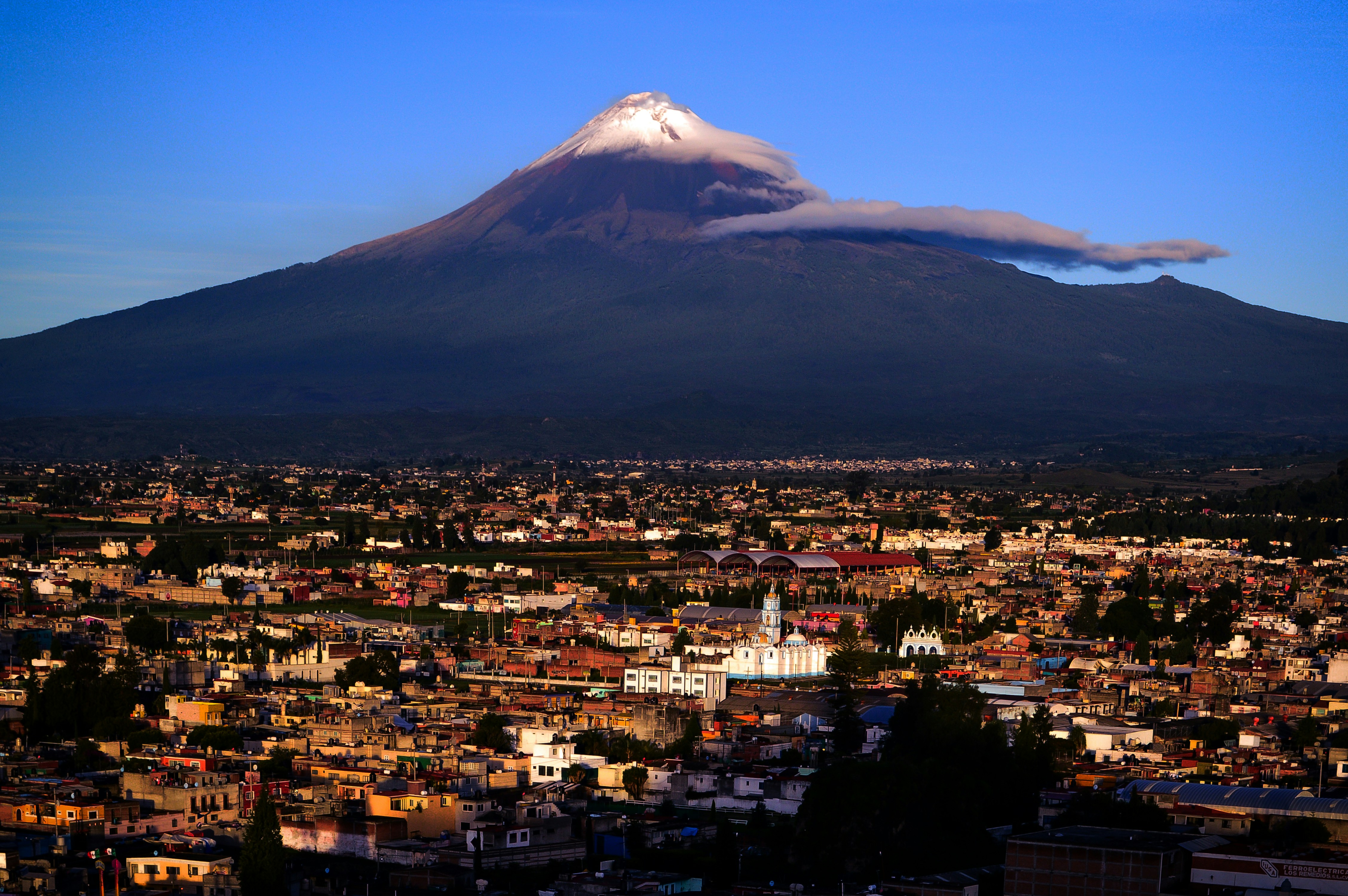 Scenic view of Cholula, Mexico