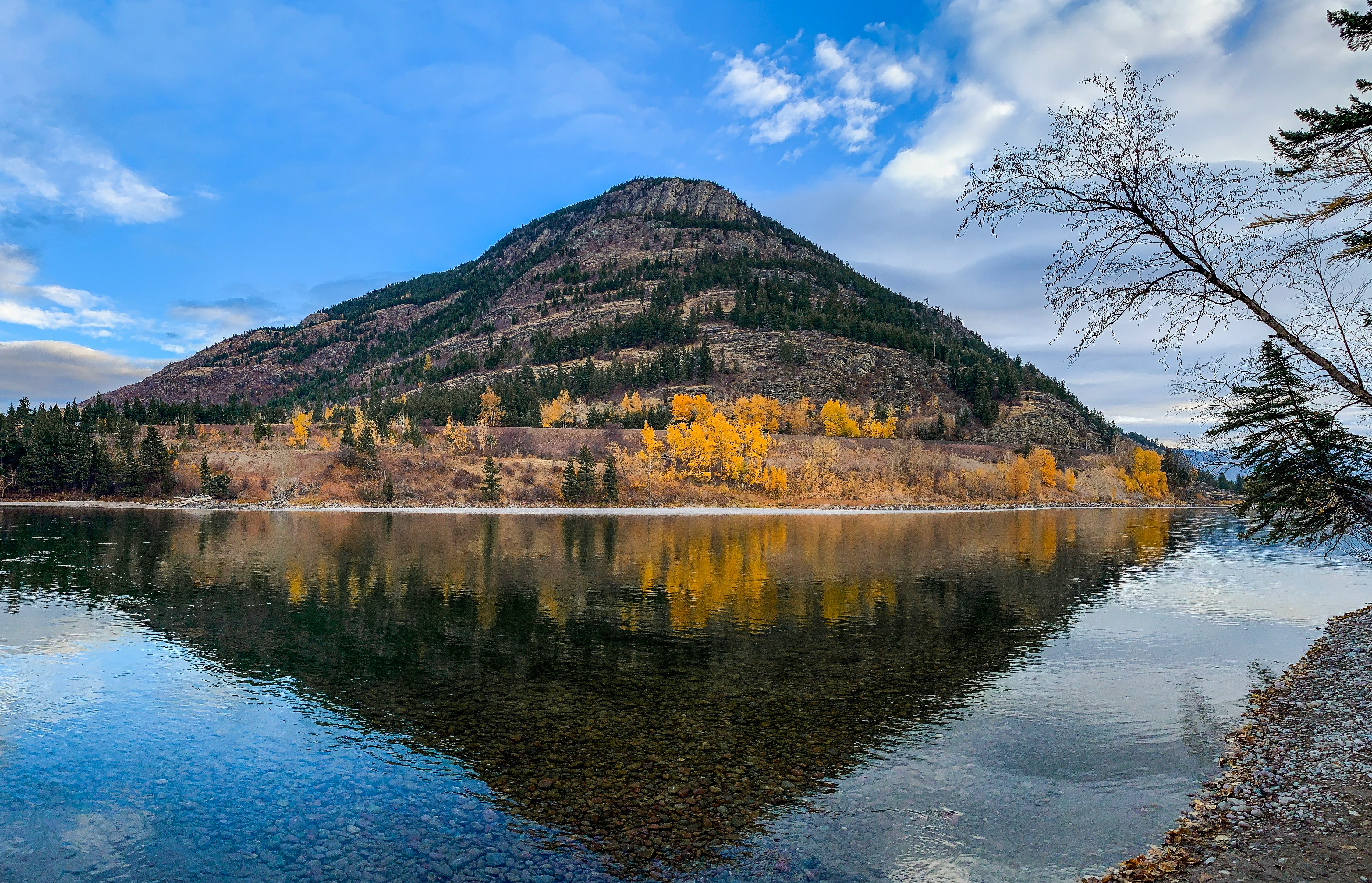 Scenic view of Columbia Falls, MT
