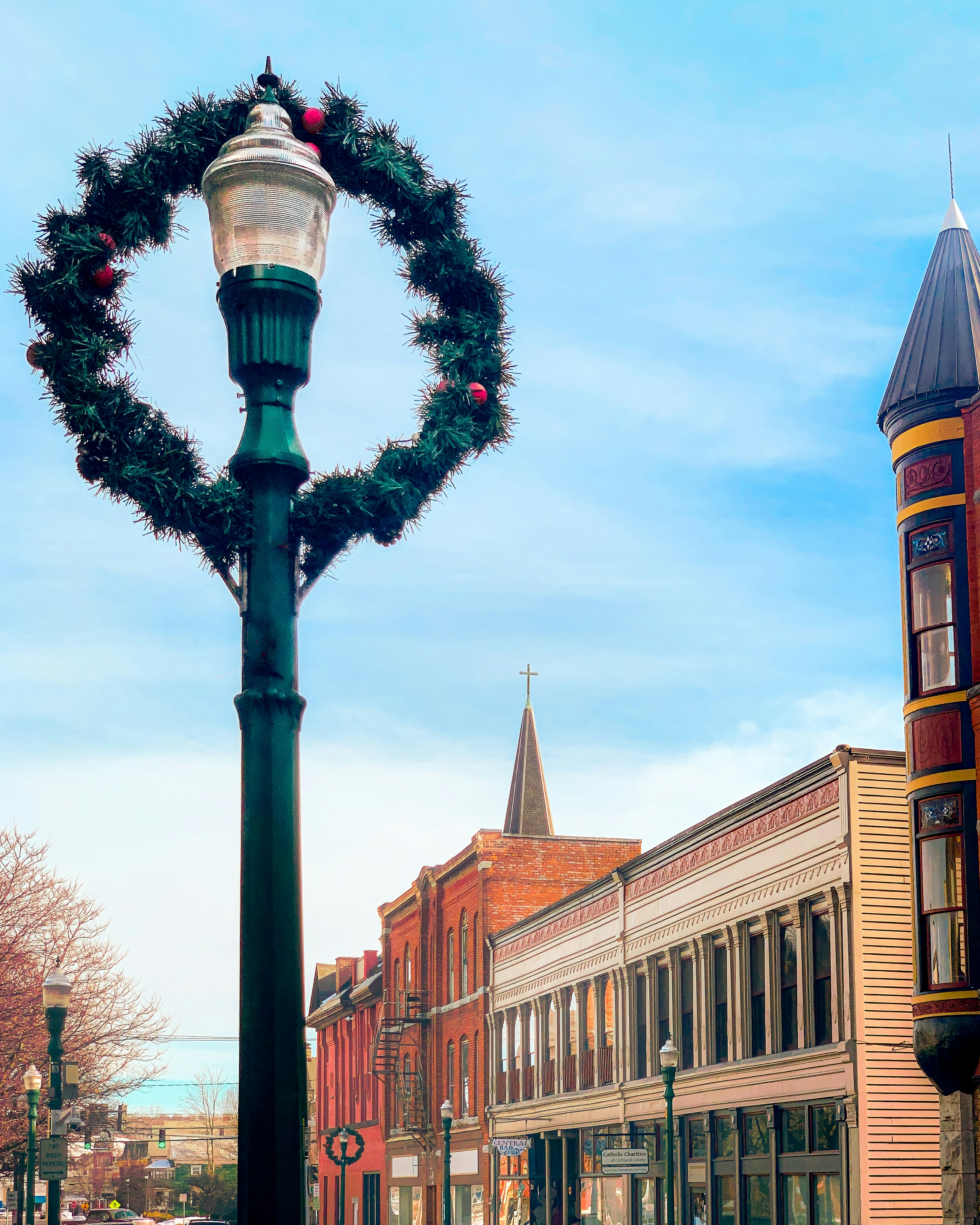 Scenic view of Cortland, NY