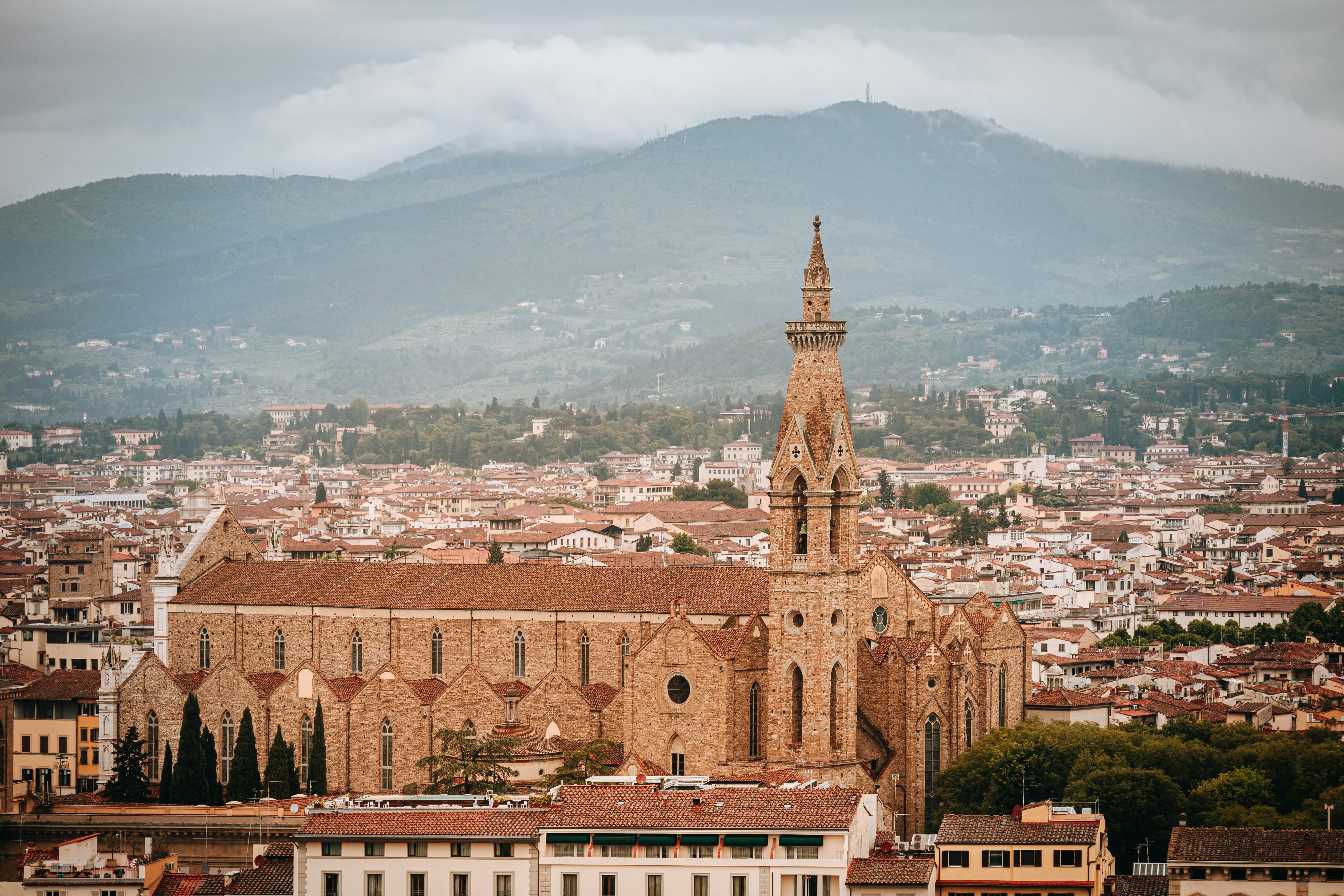 Scenic view of Ficulle, Italy