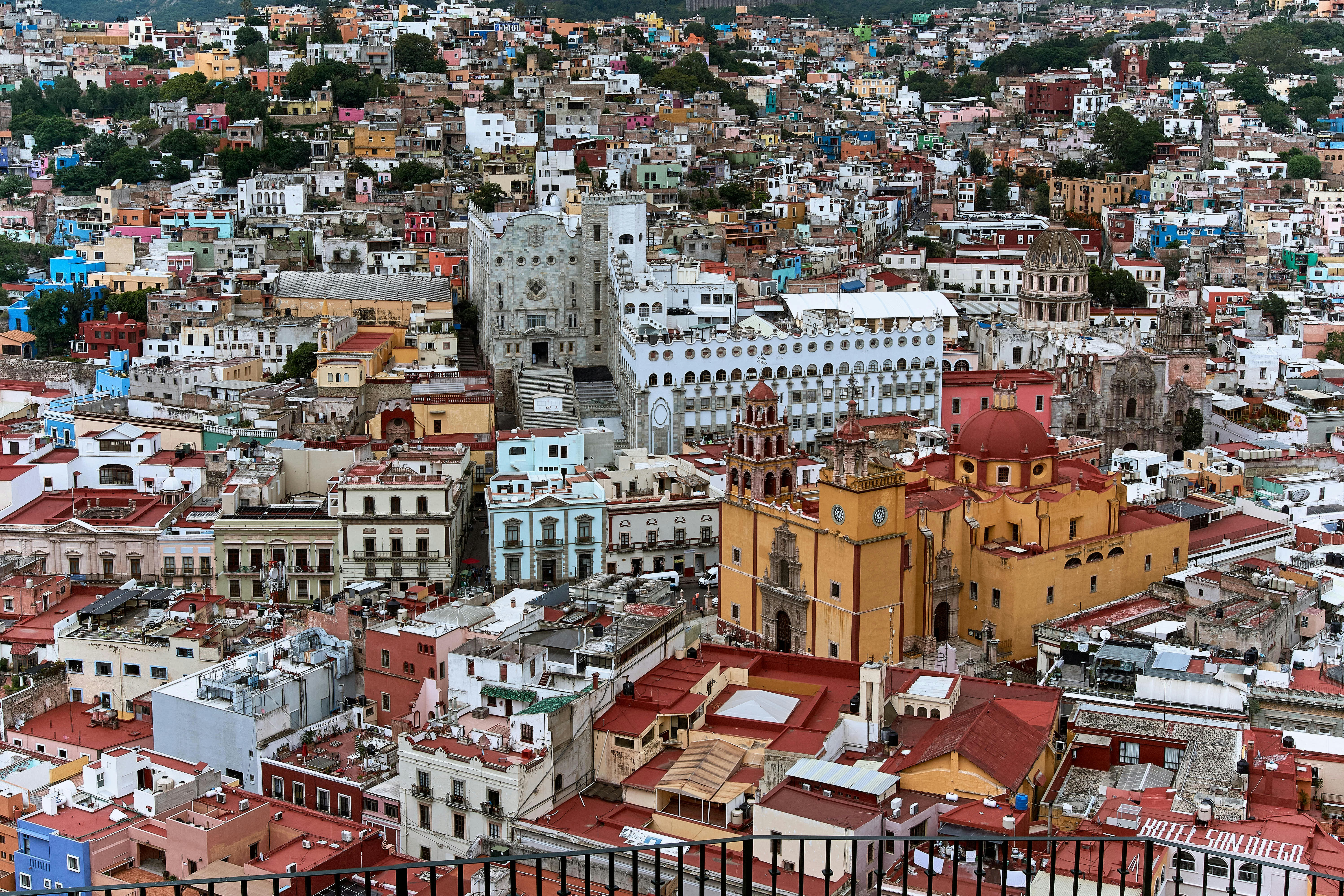 Scenic view of Guanajuato, Mexico