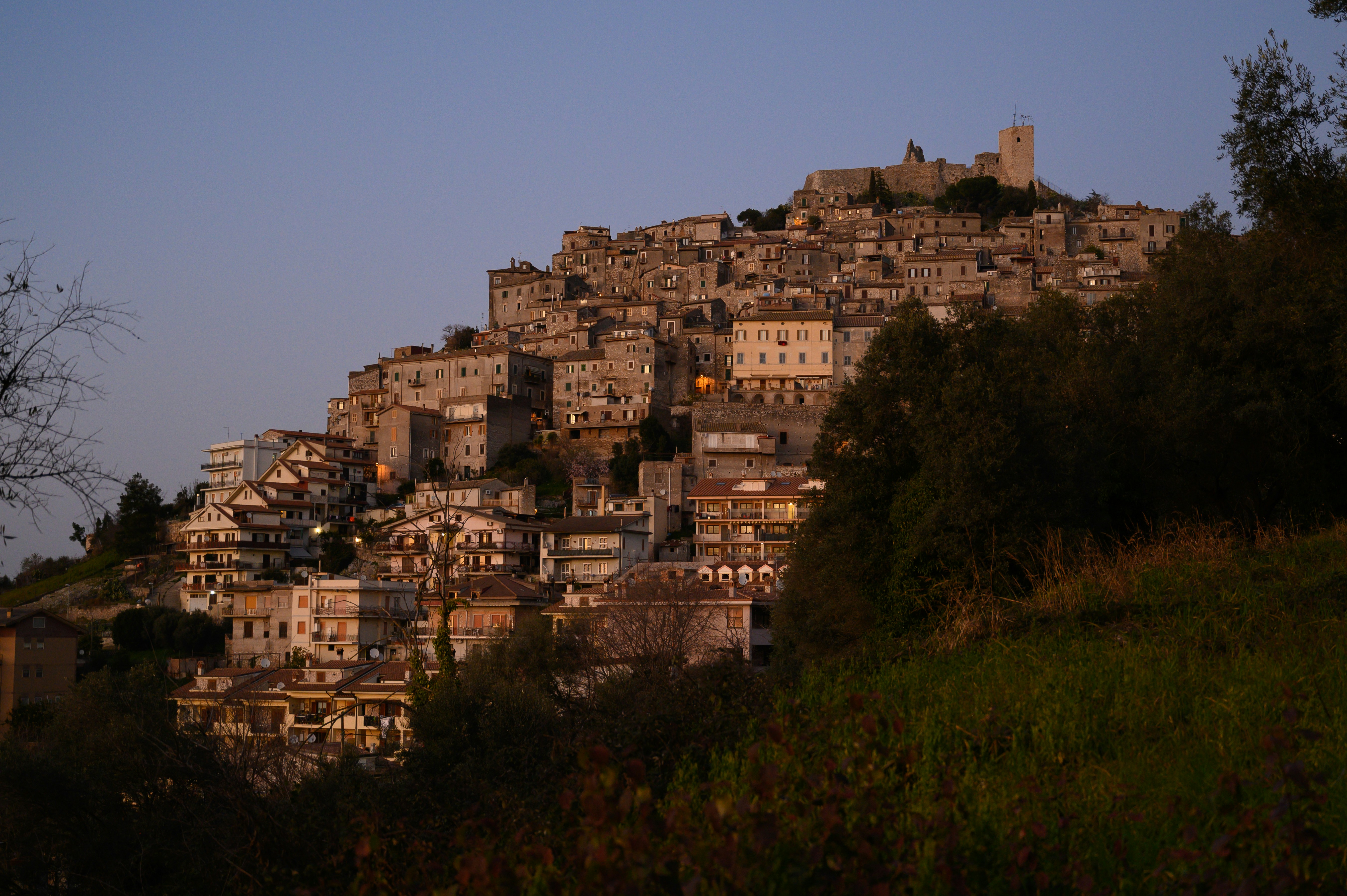 Scenic view of Guidonia Montecelio, Italy