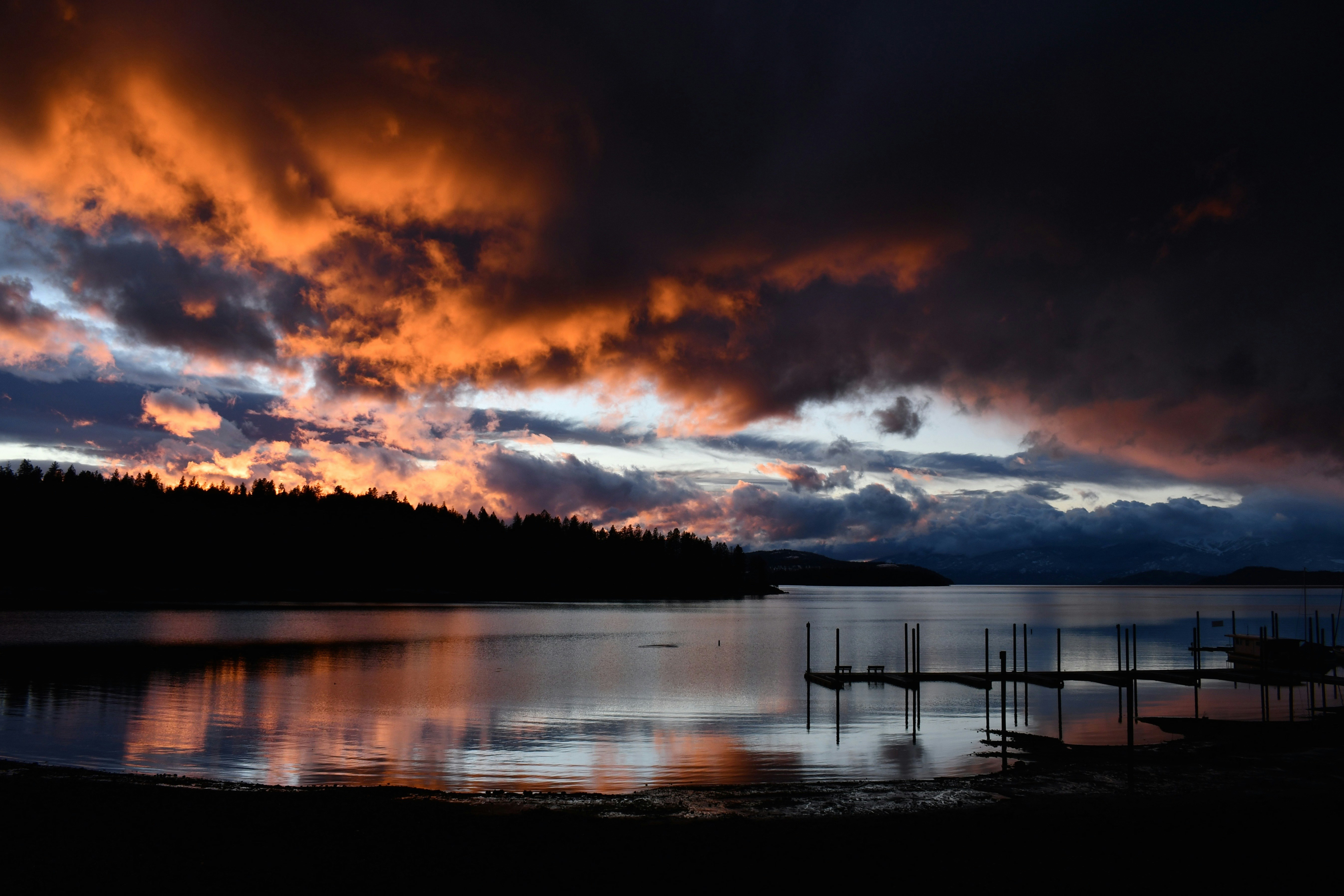 Scenic view of Hope, ID