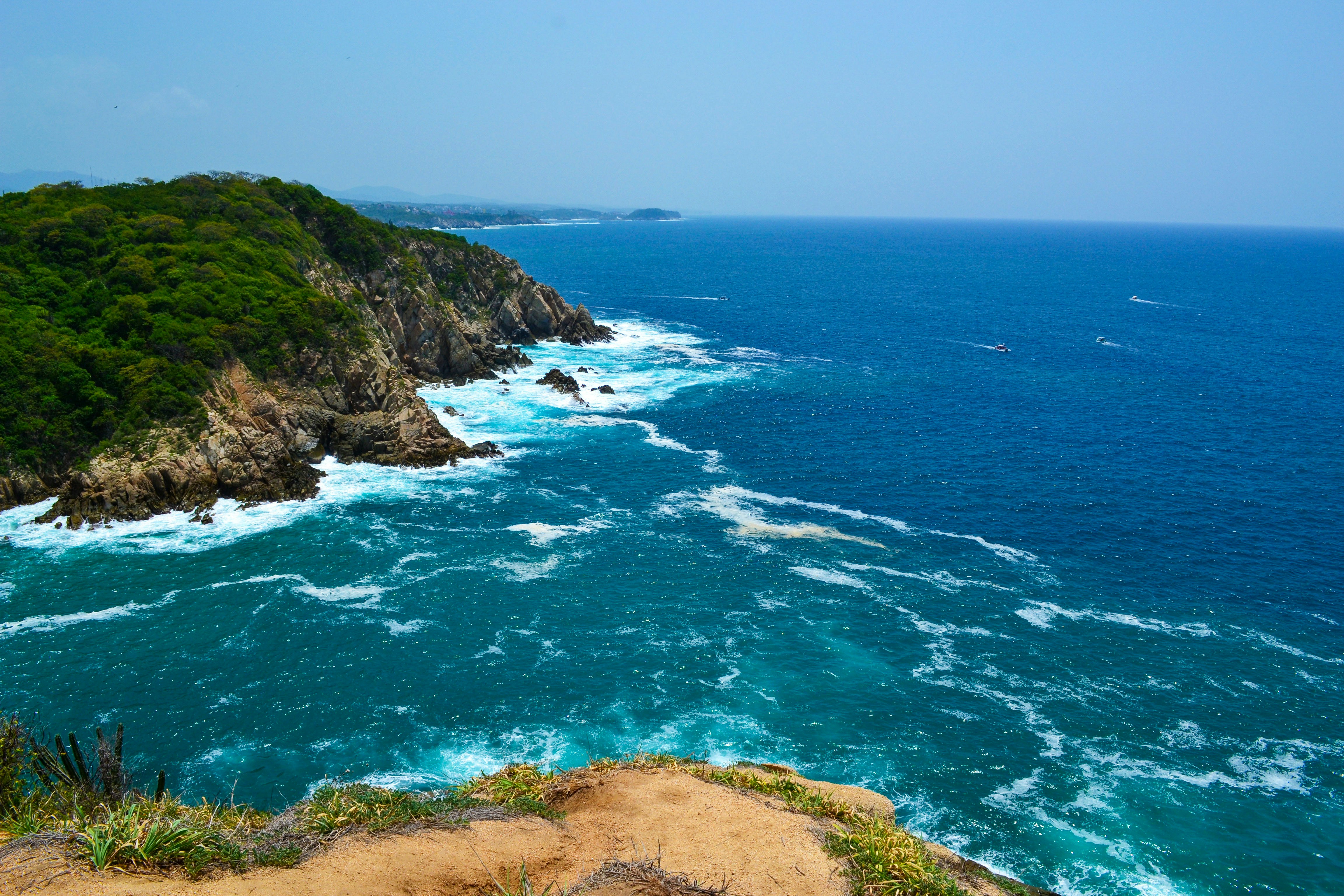 Scenic view of Huatulco, Mexico