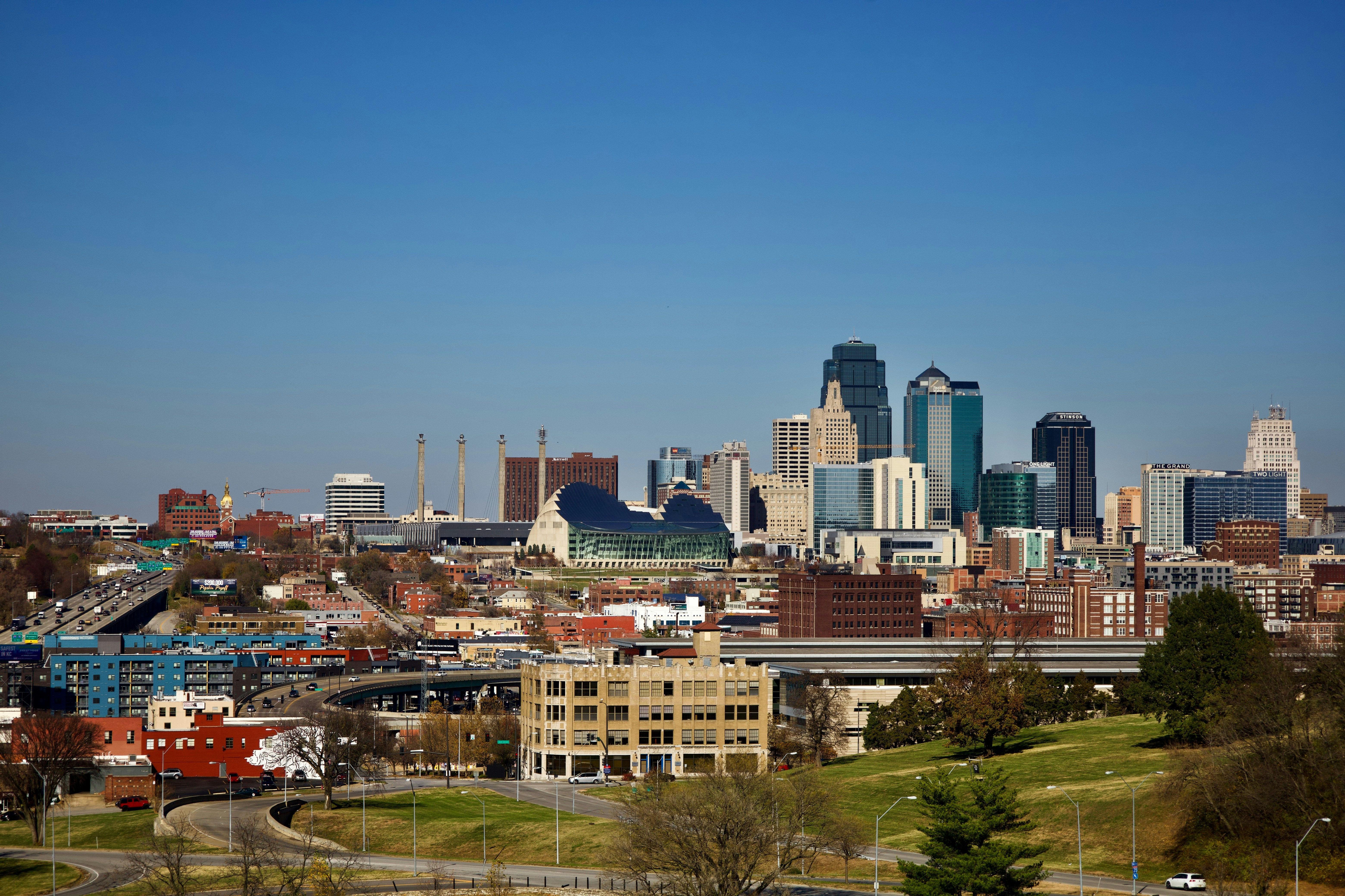 Scenic view of Kansas City, KS