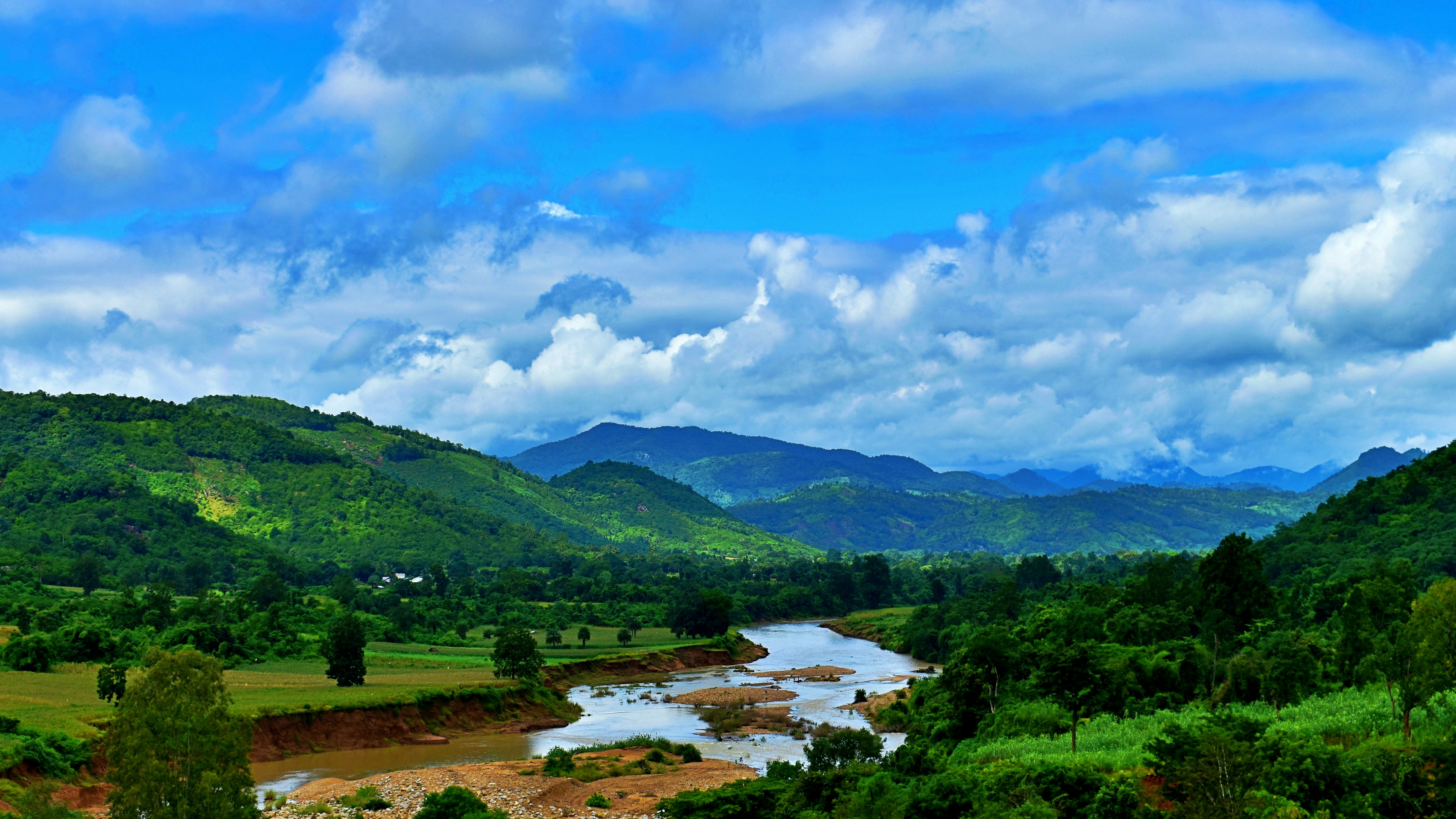 Scenic view of Karjat, India