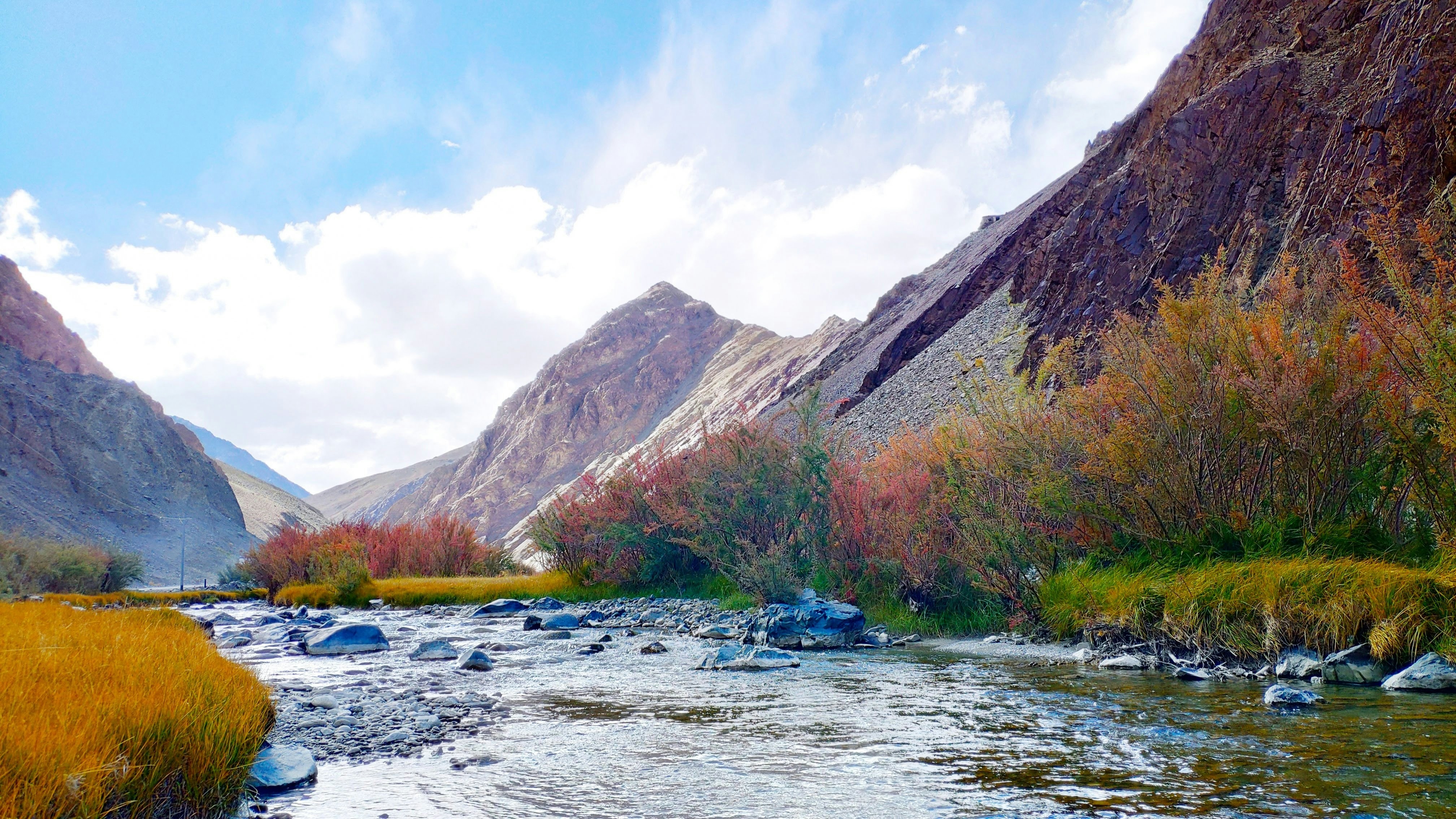 Scenic view of Leh Ladakh, India