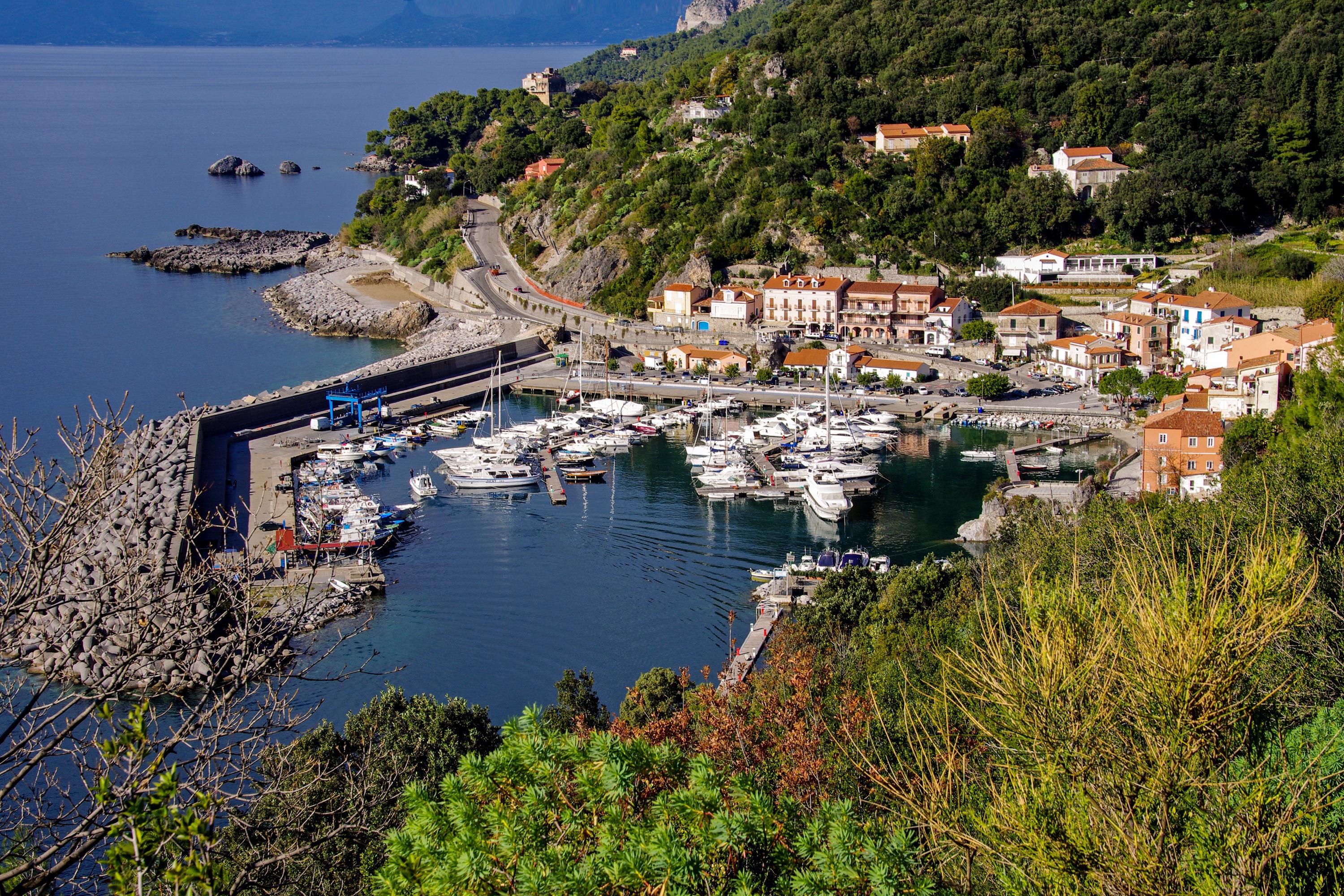 Scenic view of Marina Di Ugento, Italy