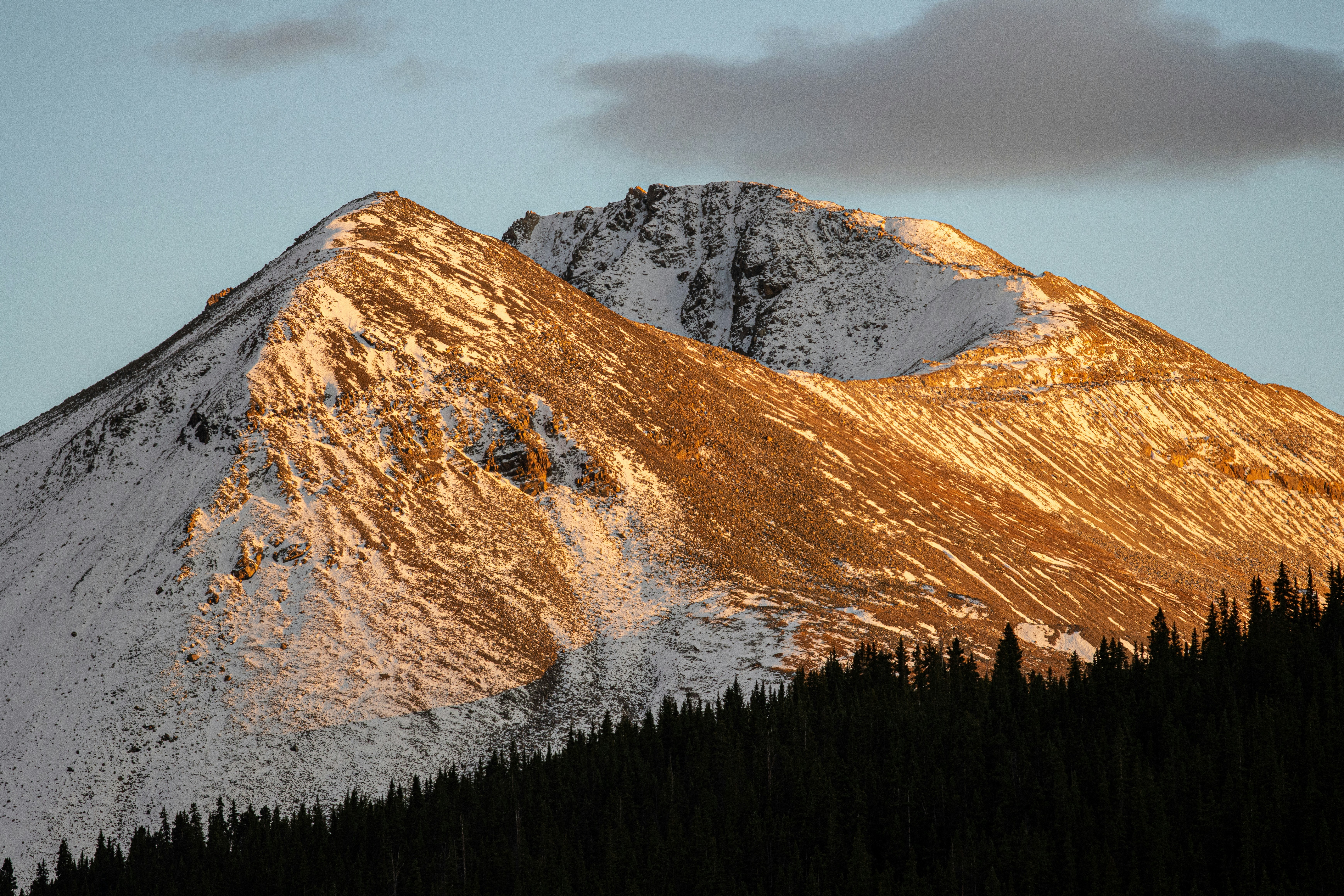 Scenic view of Mt Crested Butte, CO