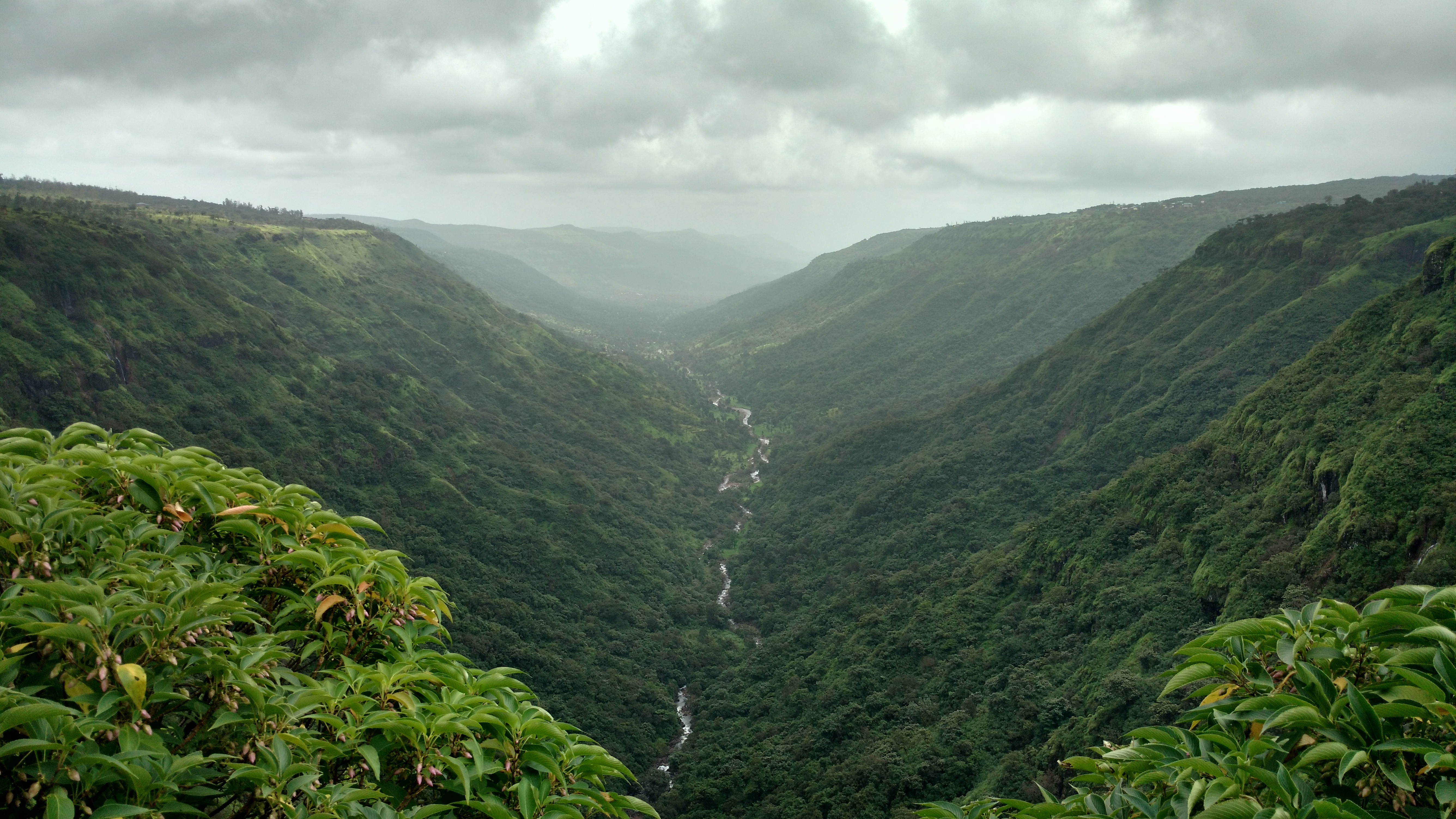 Scenic view of Panchgani, India