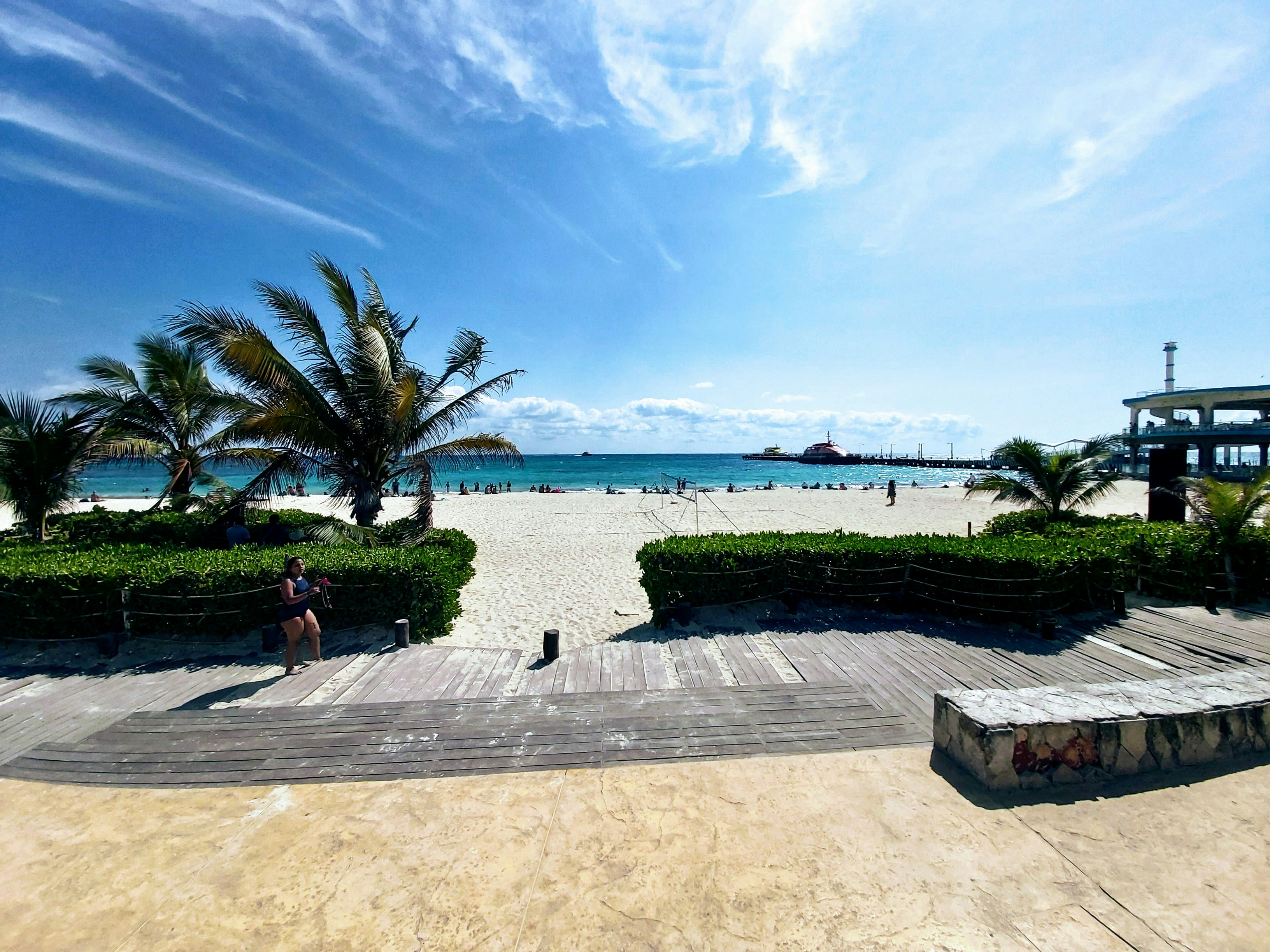 Scenic view of Playa del Carmen, Mexico