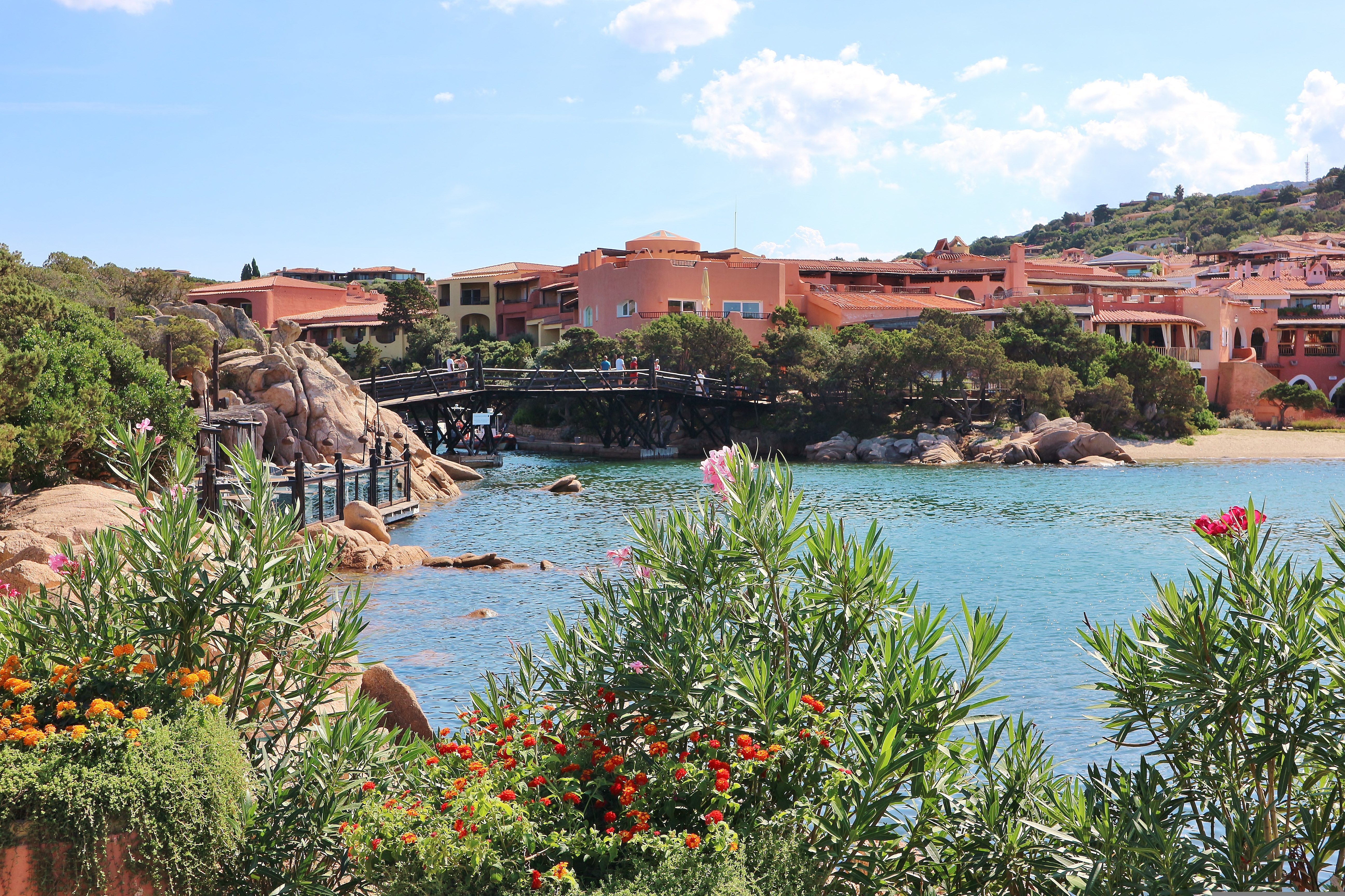 Scenic view of Porto Cervo, Italy