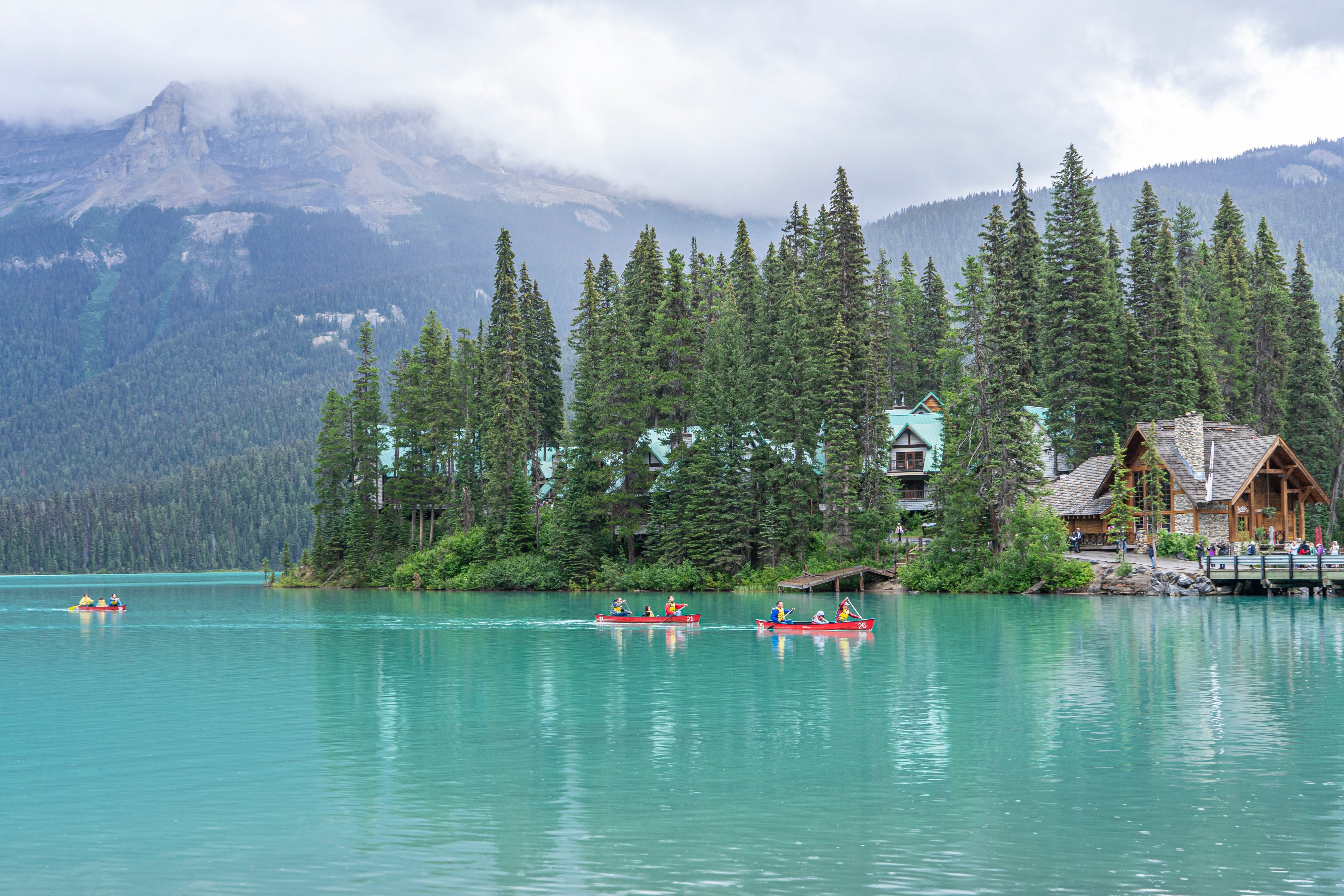 Scenic view of Radium Hot Springs, Canada