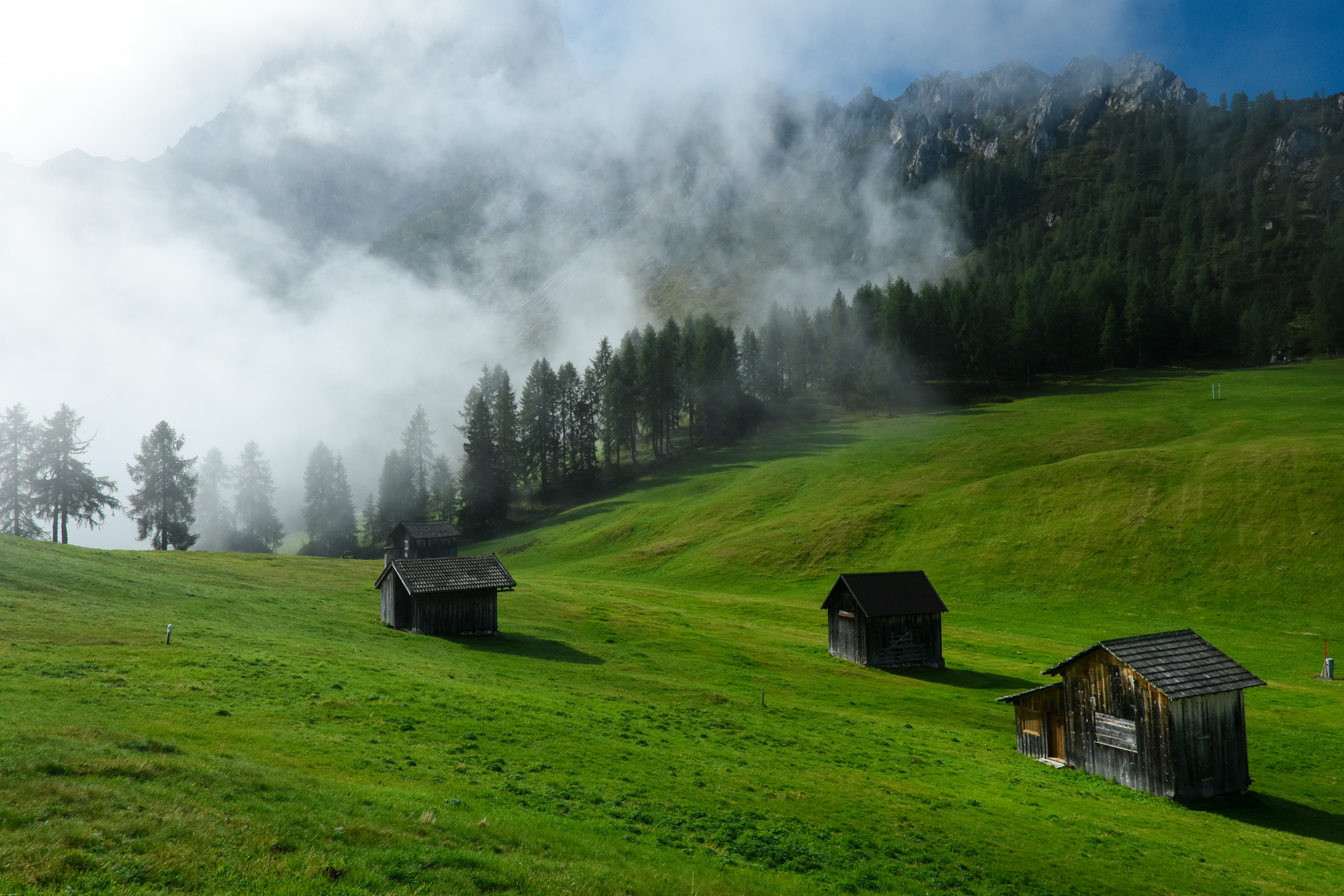 Scenic view of Sesto Pusteria, Italy