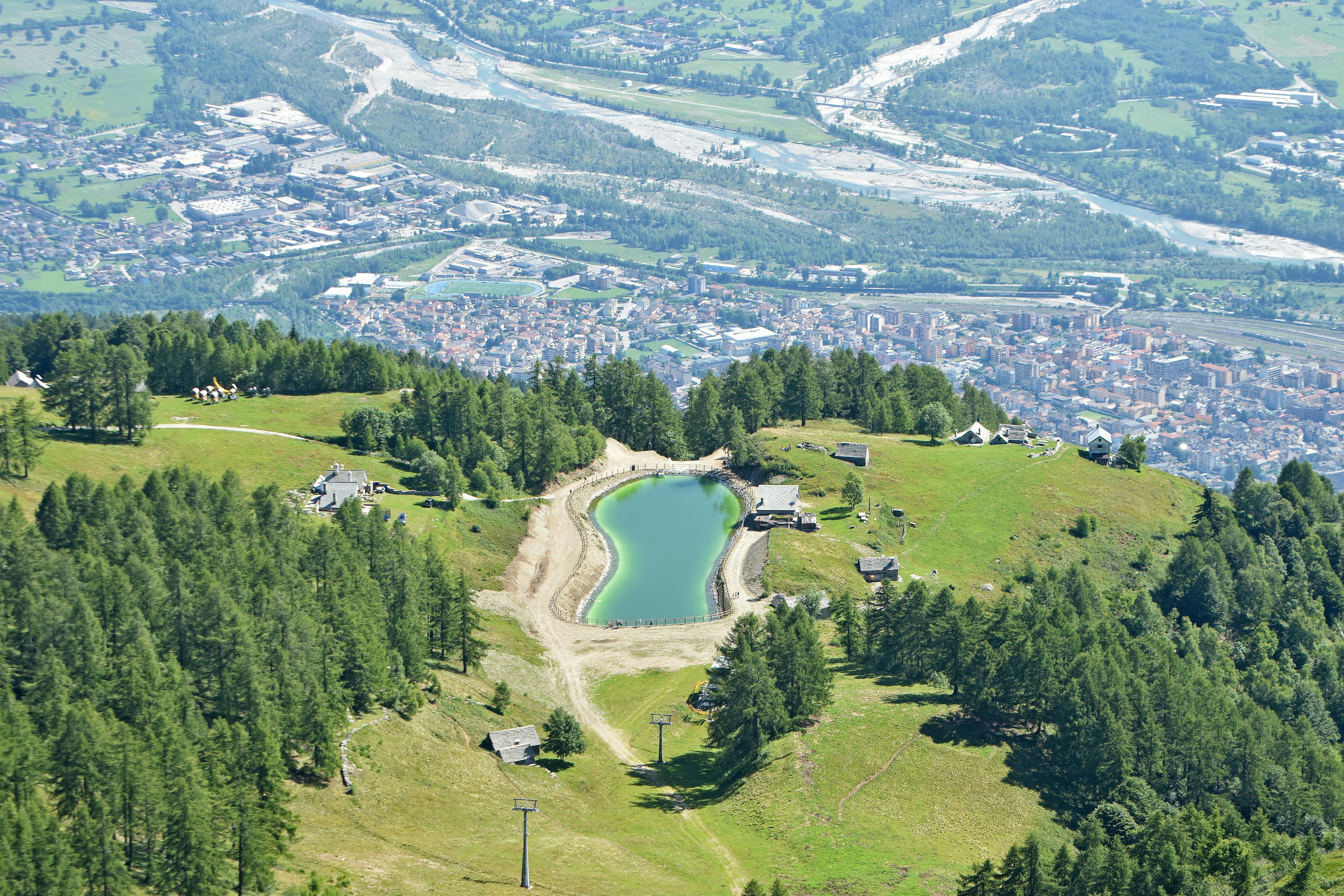 Scenic view of Sestriere, Italy