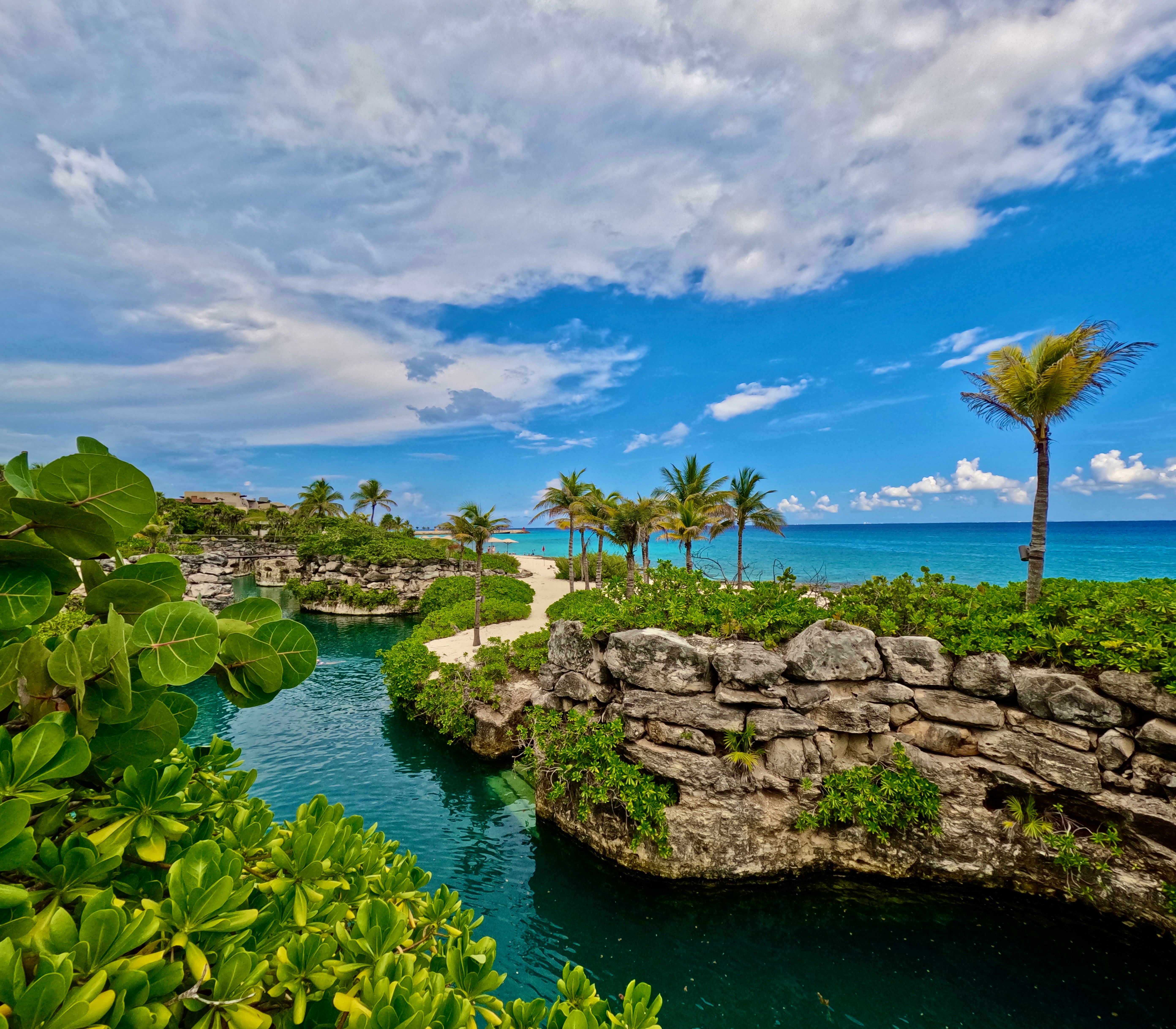 Scenic view of Solidaridad, Mexico