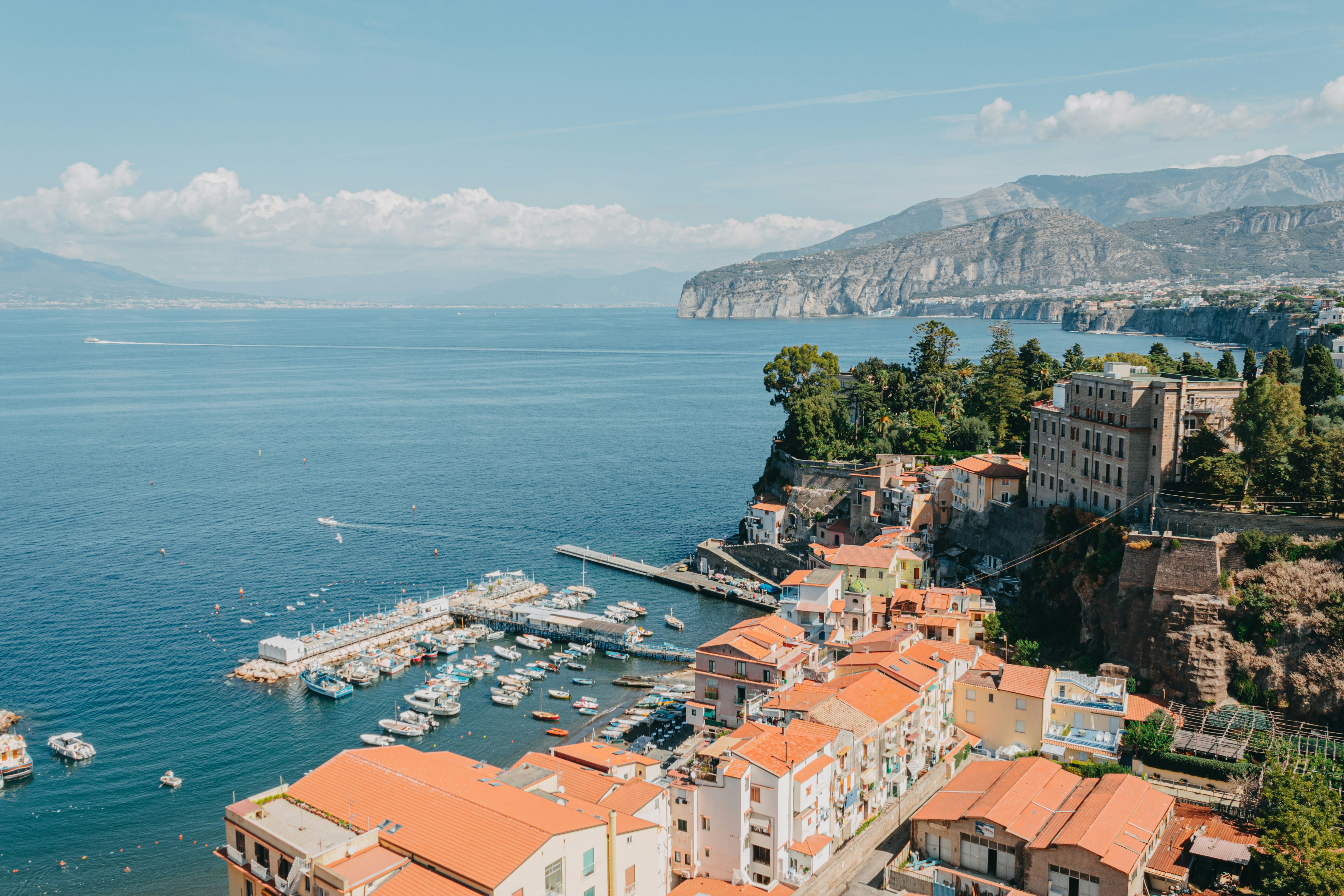 Scenic view of Sorrento, Italy