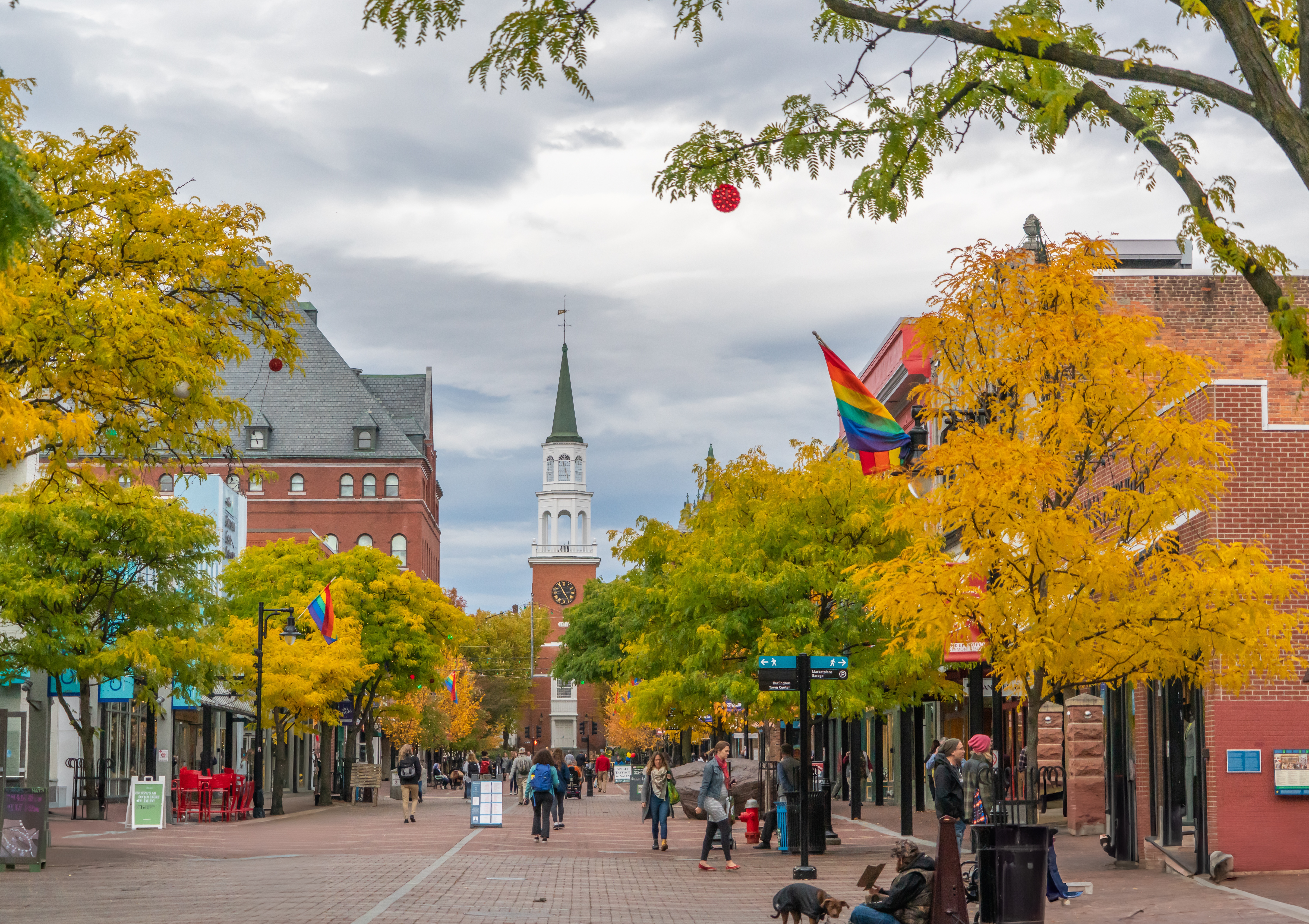 Scenic view of Stowe, VT