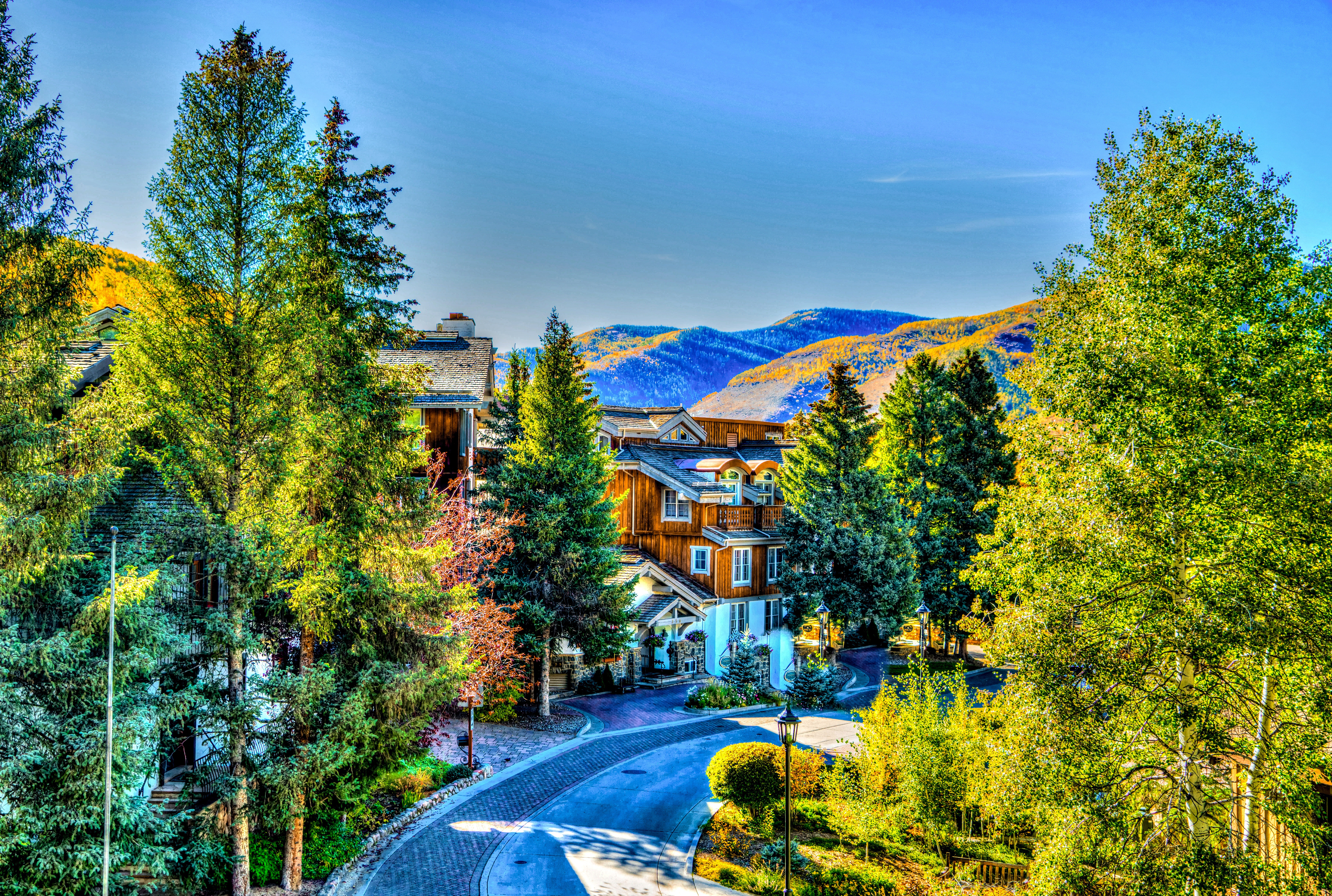 Scenic view of Vail, CO