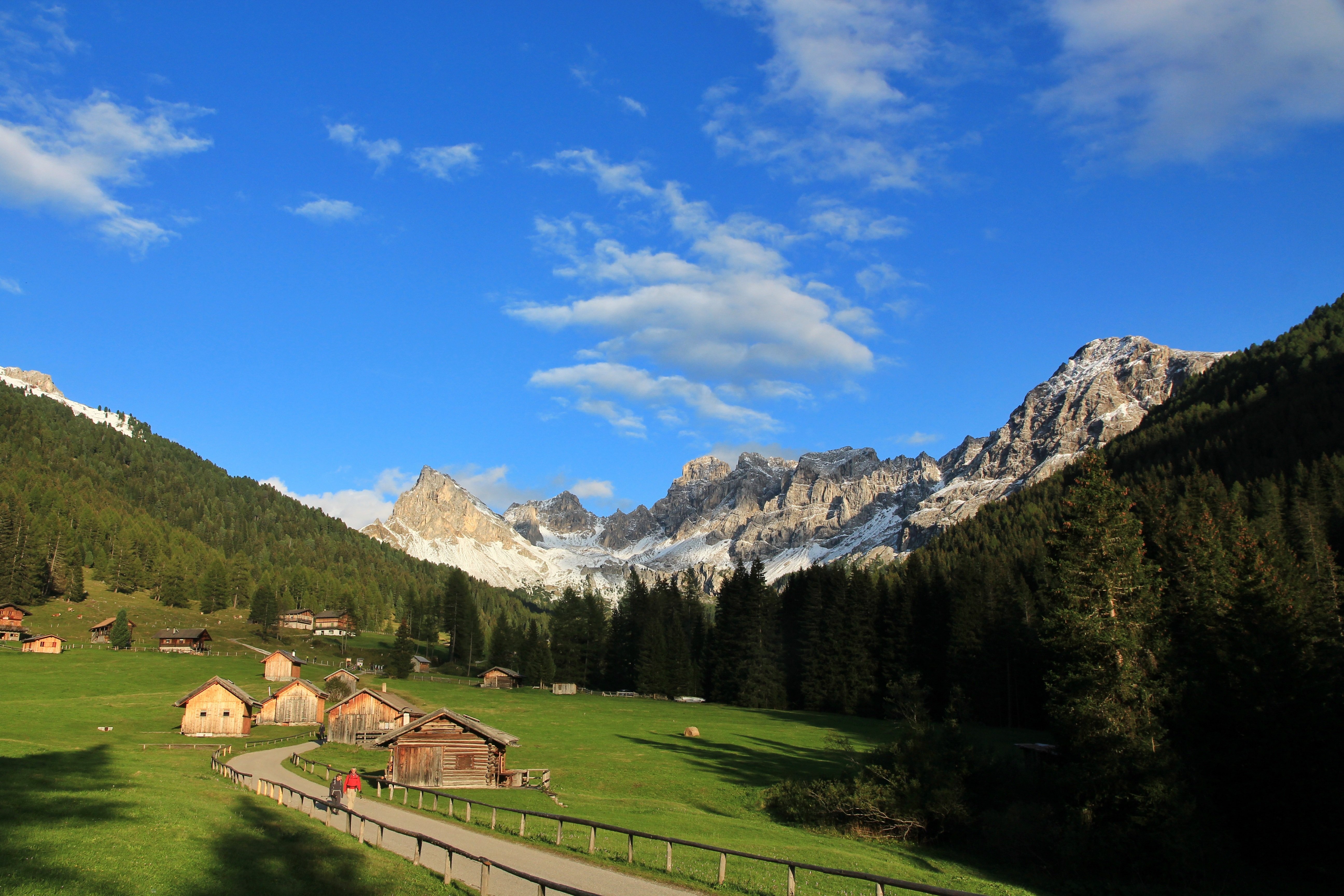 Scenic view of Vigo di Fassa, Italy